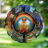 Labrador Yellow Rainbow Wind Spinner